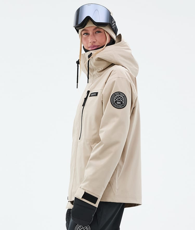 Dope Blizzard W Full Zip Ski Jacket Women Sand, Image 5 of 9