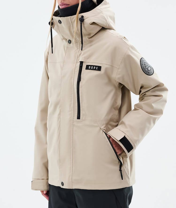 Dope Blizzard W Full Zip Ski Jacket Women Sand, Image 7 of 9