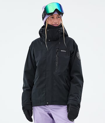 Dope Blizzard W Full Zip Snowboard Jacket Black Renewed