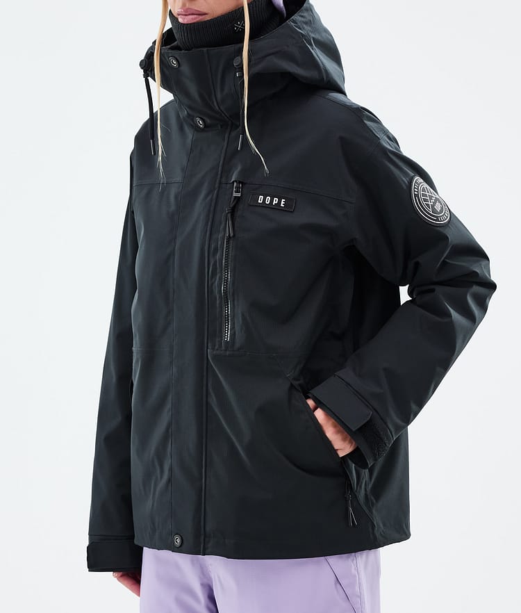 Dope Blizzard W Full Zip Snowboard Jacket Women Black, Image 7 of 9