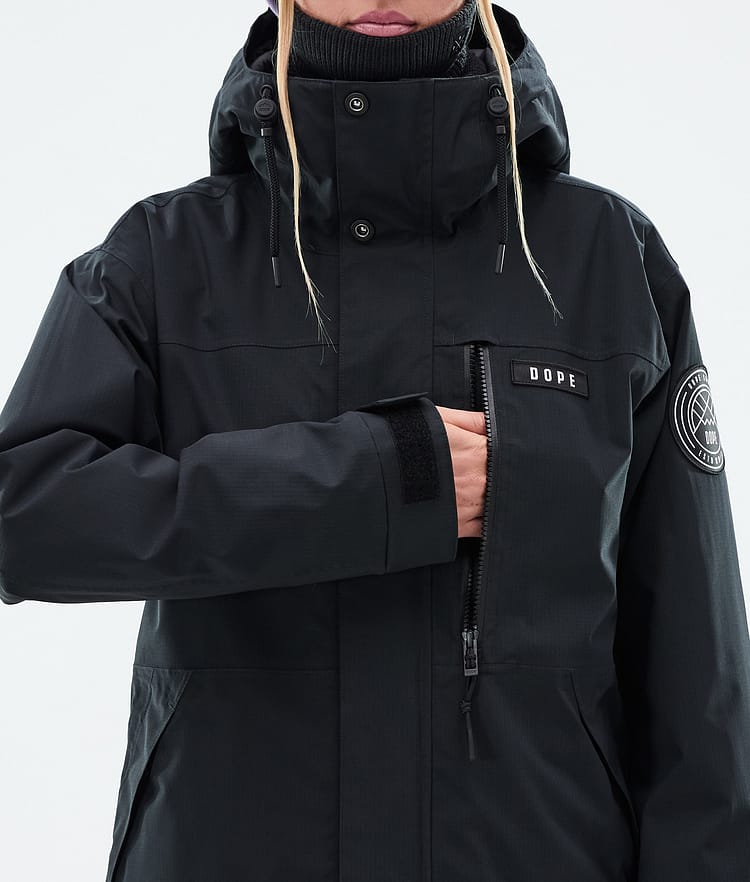 Dope Blizzard W Full Zip Ski Jacket Women Black, Image 8 of 9