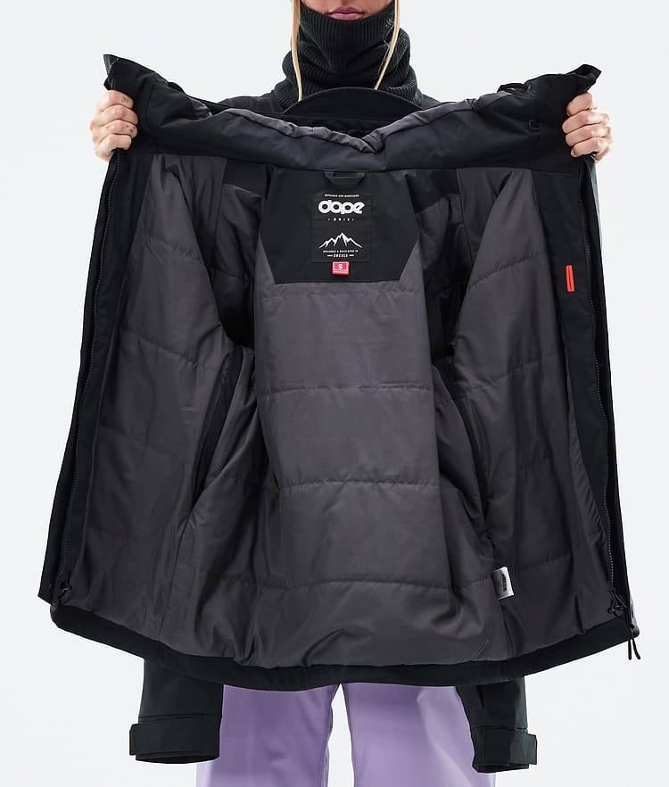 Dope Blizzard W Full Zip Ski Jacket Women Black, Image 9 of 9