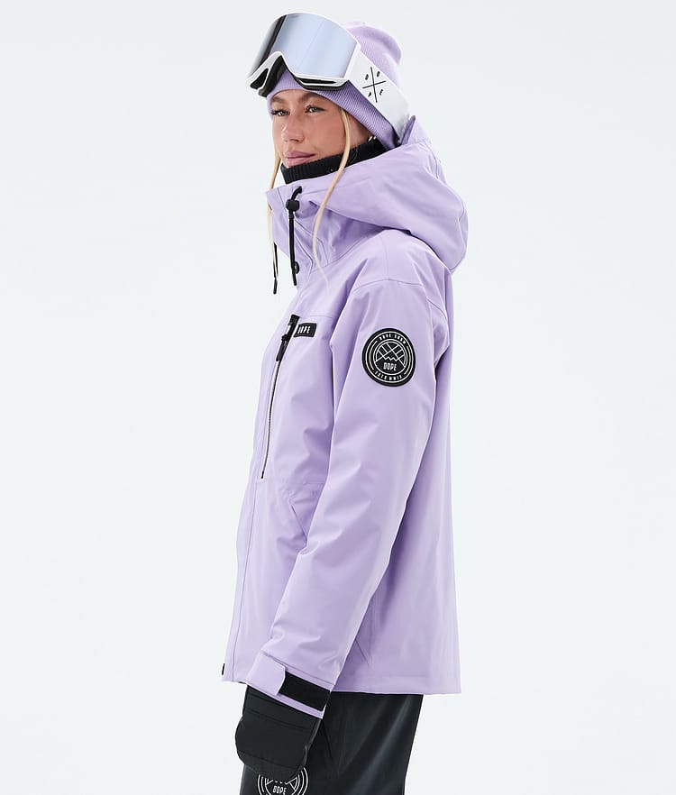 Dope Blizzard W Full Zip Snowboard Jacket Women Faded Violet, Image 5 of 9