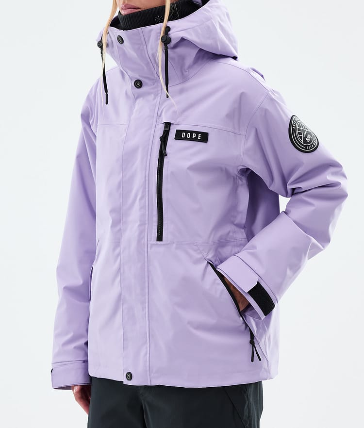 Dope Blizzard W Full Zip Snowboard Jacket Women Faded Violet, Image 7 of 9
