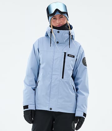 Dope Blizzard W Full Zip Ski Jacket Light Blue
