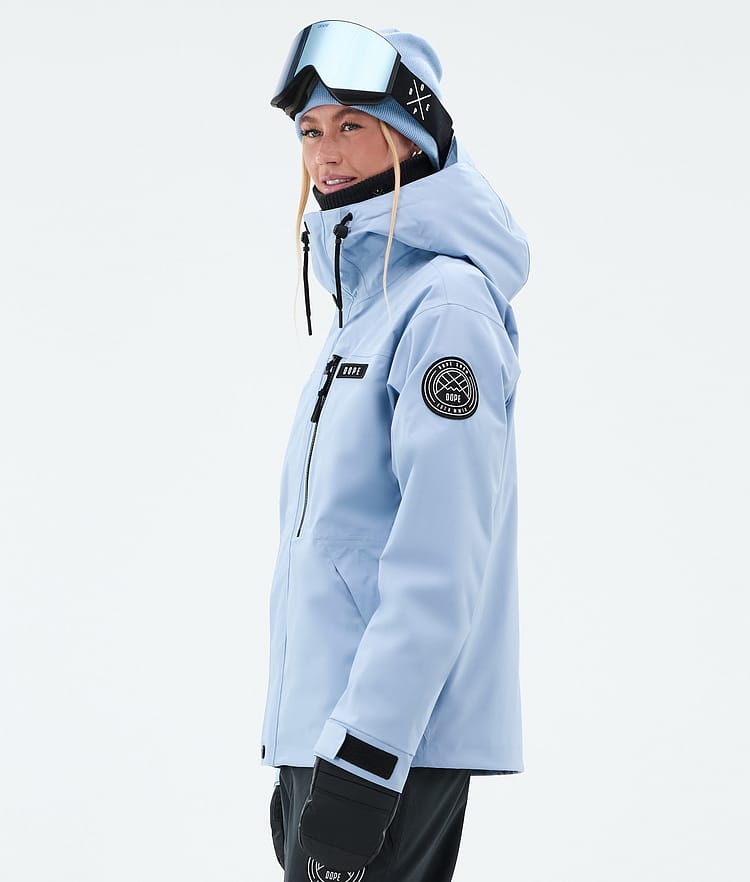 Dope Blizzard W Full Zip Snowboard Jacket Women Light Blue, Image 5 of 9