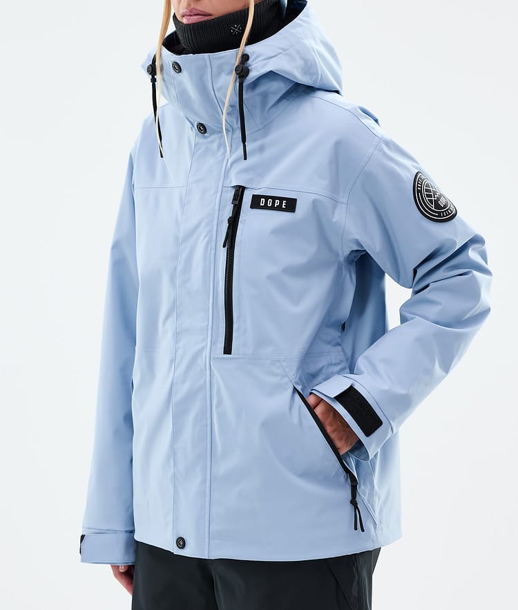Dope Blizzard W Full Zip Ski Jacket Women Light Blue, Image 7 of 9