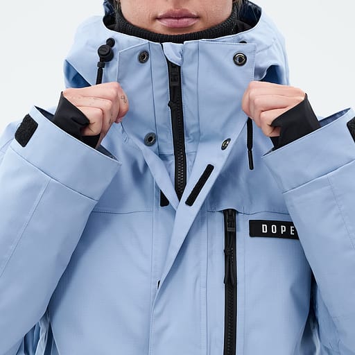 Front Zipper with Double Plackets