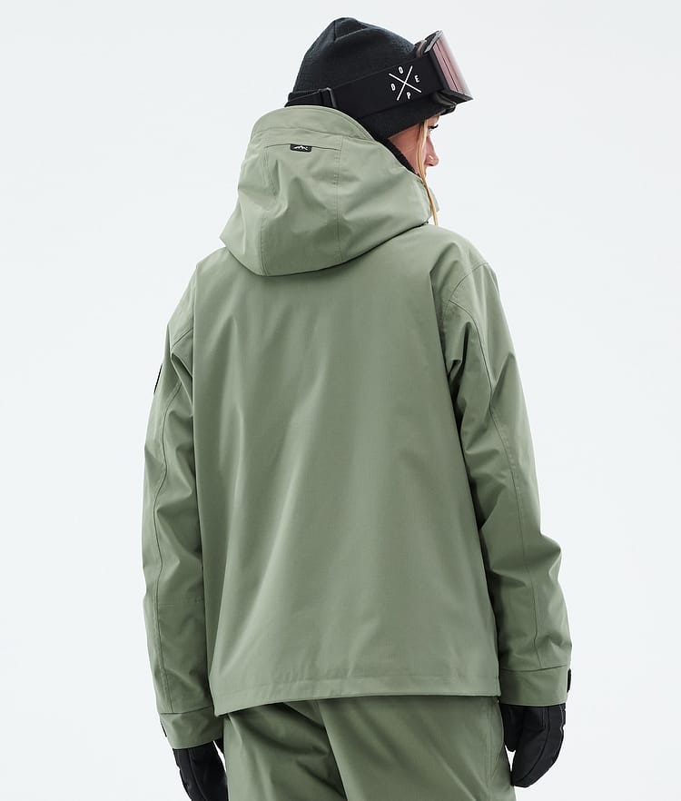 Dope Blizzard W Full Zip Snowboard Jacket Women Moss Green, Image 6 of 9