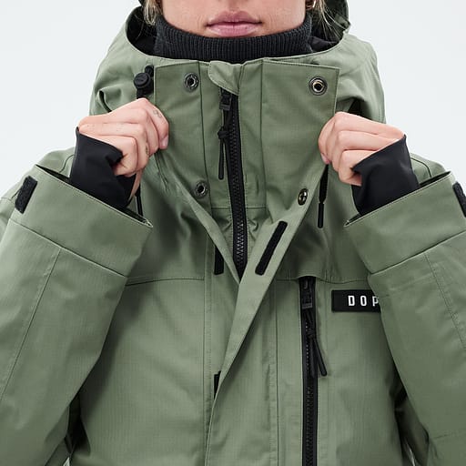 Front Zipper with Double Plackets