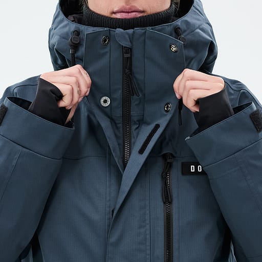Front Zipper with Double Plackets