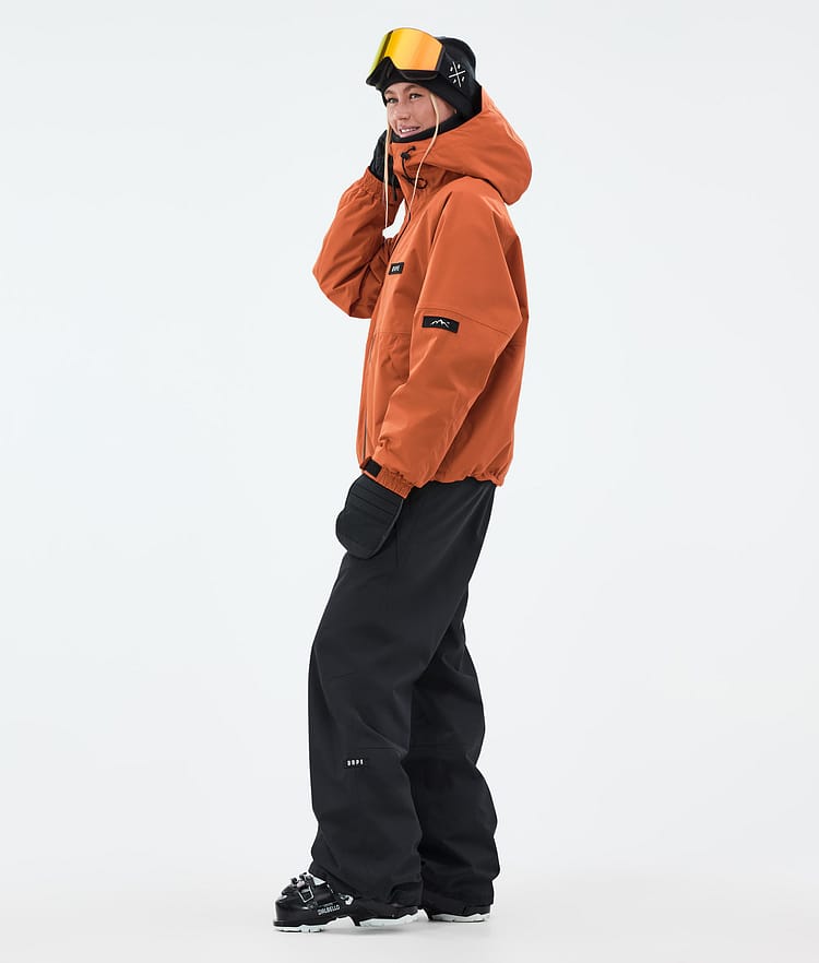 Dope Spartan W Ski Jacket Women Burned Orange, Image 3 of 8