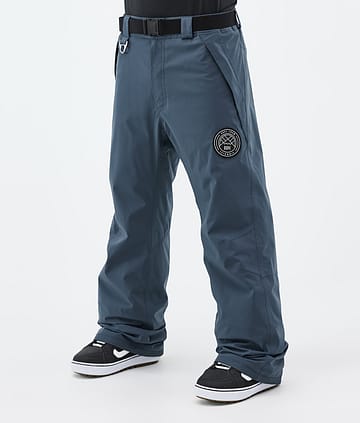 Dope Blizzard Snowboard Pants Metal Blue Renewed