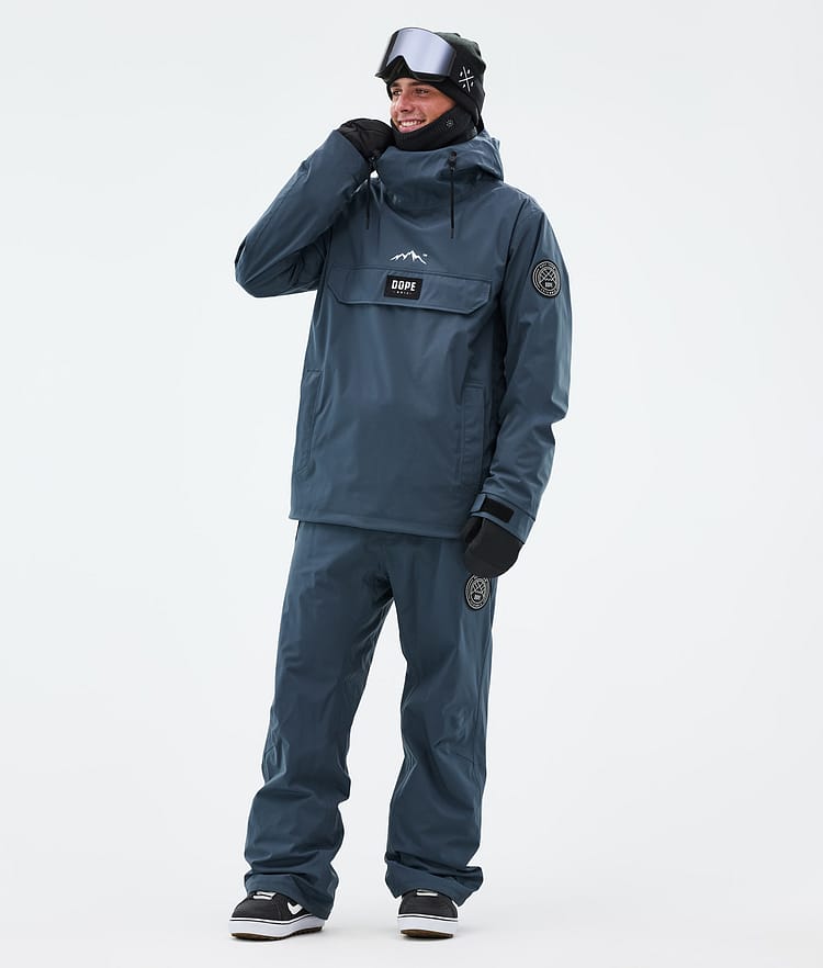 Dope Blizzard Snowboard Pants Men Metal Blue Renewed, Image 2 of 5
