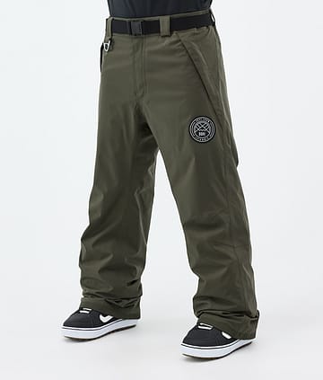 Dope Blizzard Snowboard Pants Olive Green