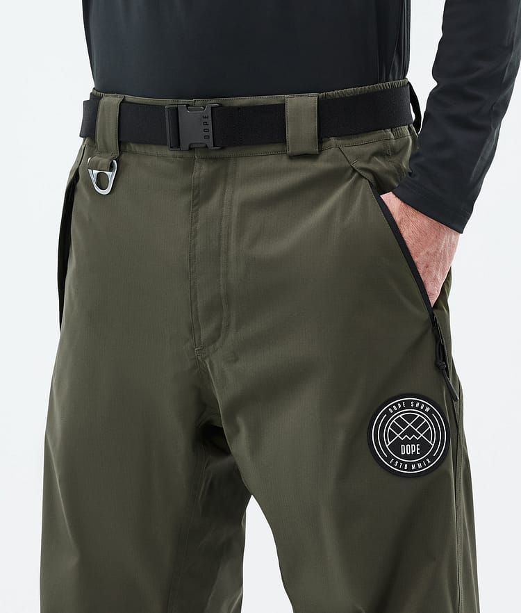 Dope Blizzard Ski Pants Men Olive Green, Image 5 of 5