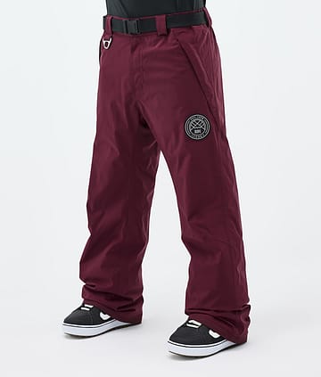 Dope Blizzard Snowboard Pants Burgundy Renewed