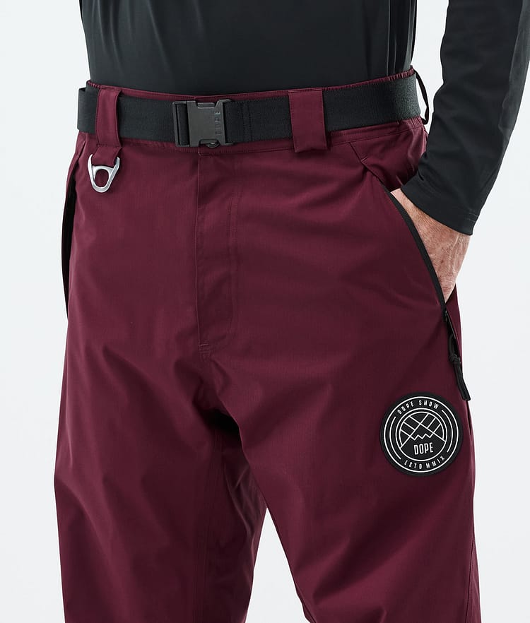 Dope Blizzard Ski Pants Men Burgundy, Image 5 of 5