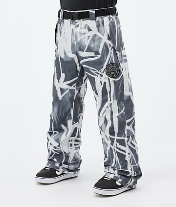 Dope Blizzard Snowboard Pants Scribble Black