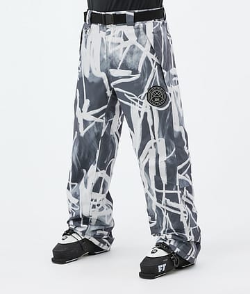 Dope Blizzard Ski Pants Scribble Black