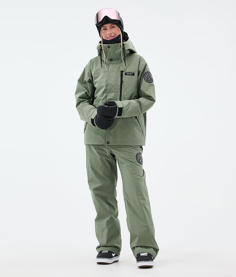 Dope Blizzard W Snowboard Pants Women Moss Green, Image 2 of 5
