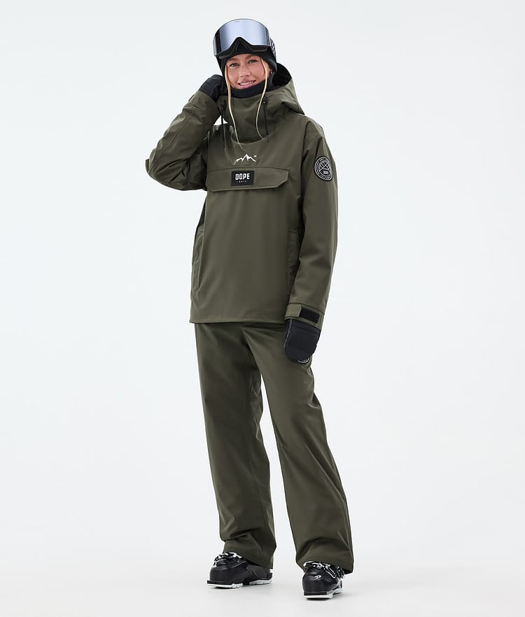 Dope Blizzard W Ski Pants Women Olive Green, Image 2 of 5