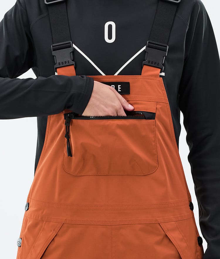Dope Vertex W Pantaloni Sci Donna Burned Orange, Image 6 of 7