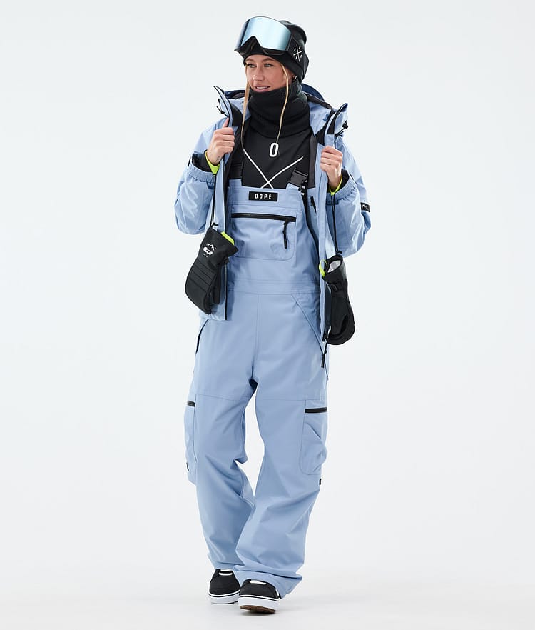 Dope Vertex W Snowboardbukse Dame Light Blue, Image 2 of 7