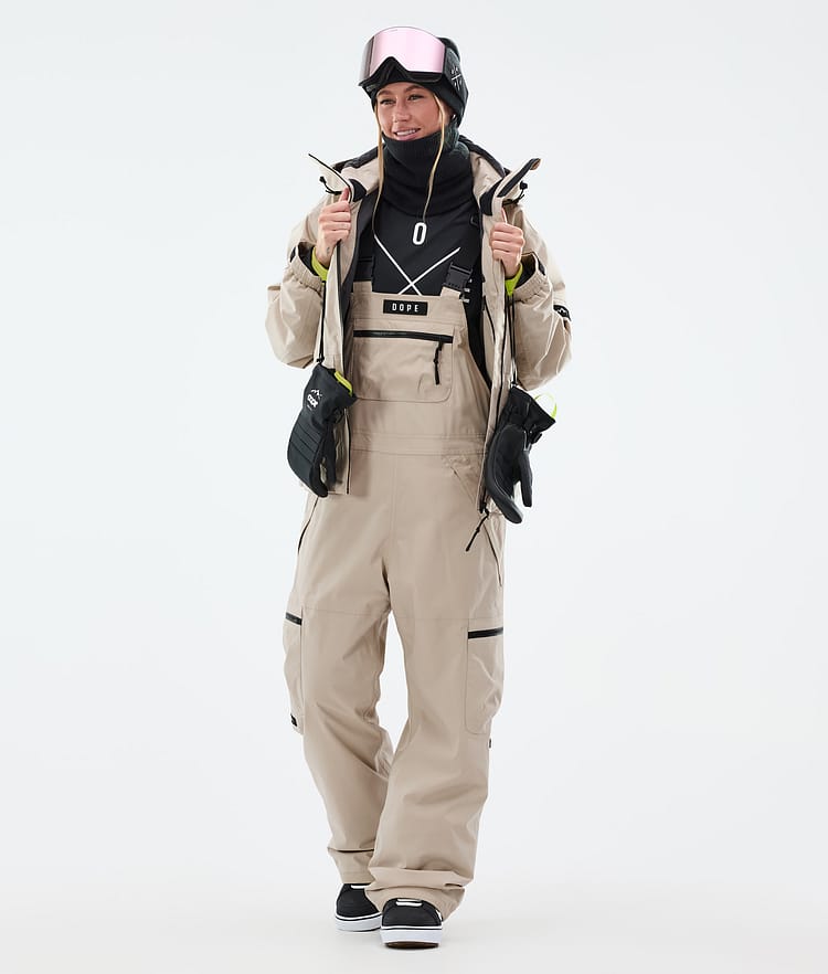 Dope Vertex W Snowboard Pants Women Sand Renewed, Image 2 of 7