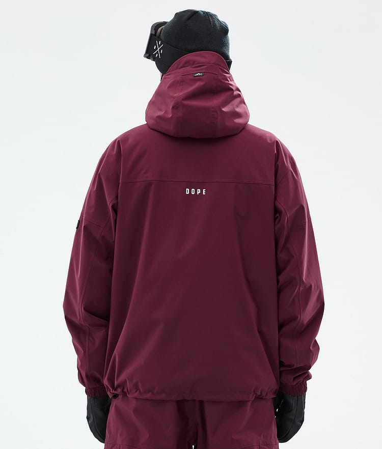 Dope Vertex Ski Jacket Men Burgundy, Image 6 of 8