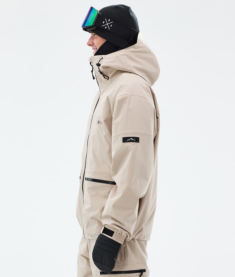 Dope Vertex Ski Jacket Men Sand, Image 5 of 8