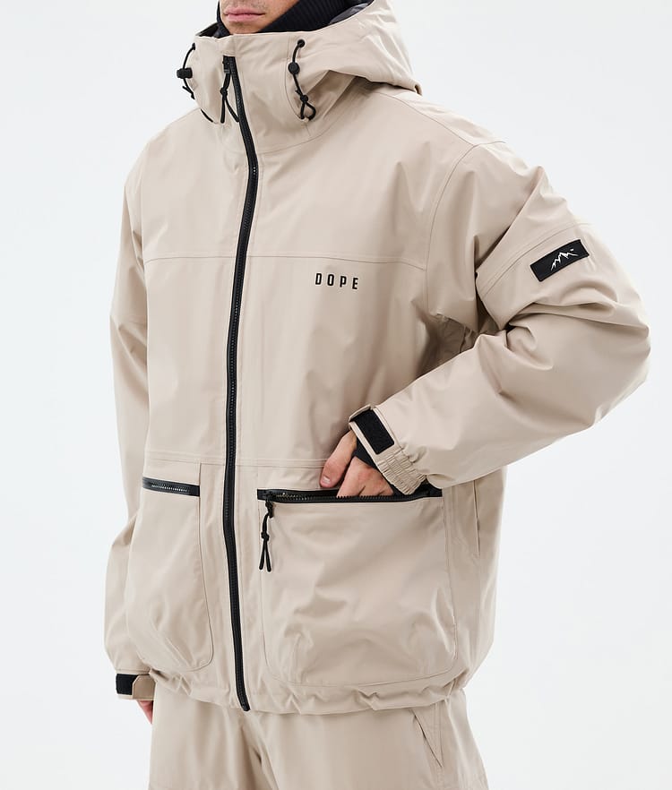 Dope Vertex Ski Jacket Men Sand, Image 7 of 8