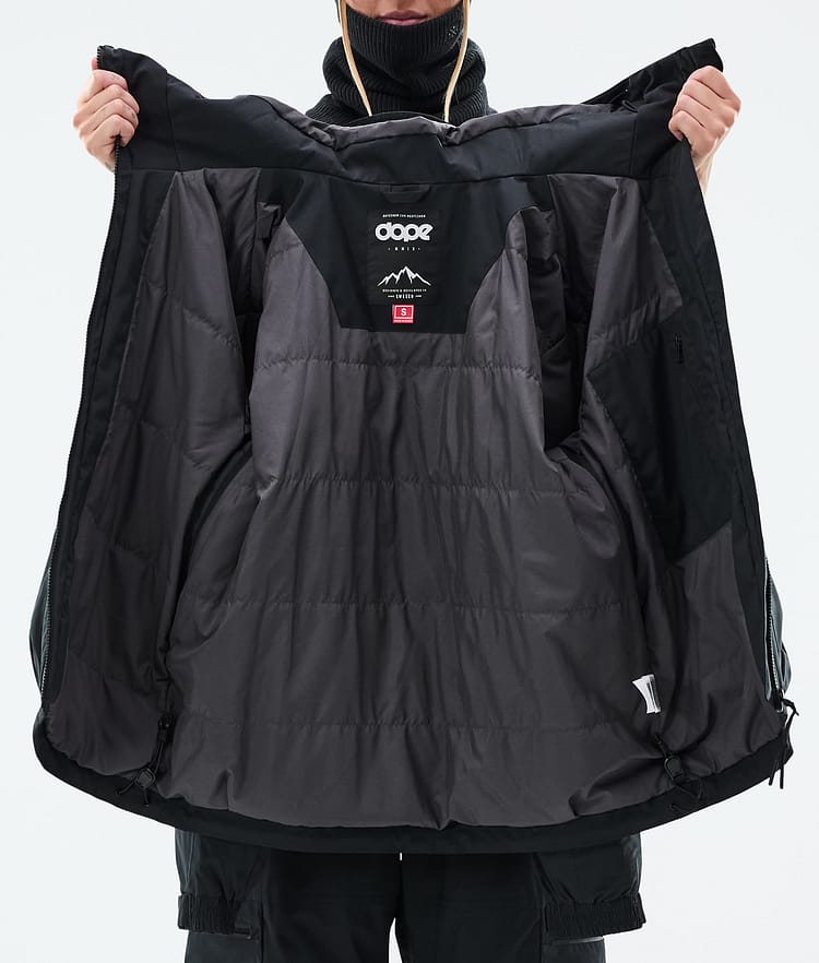 Dope Vertex W Snowboard Jacket Women Black, Image 8 of 8
