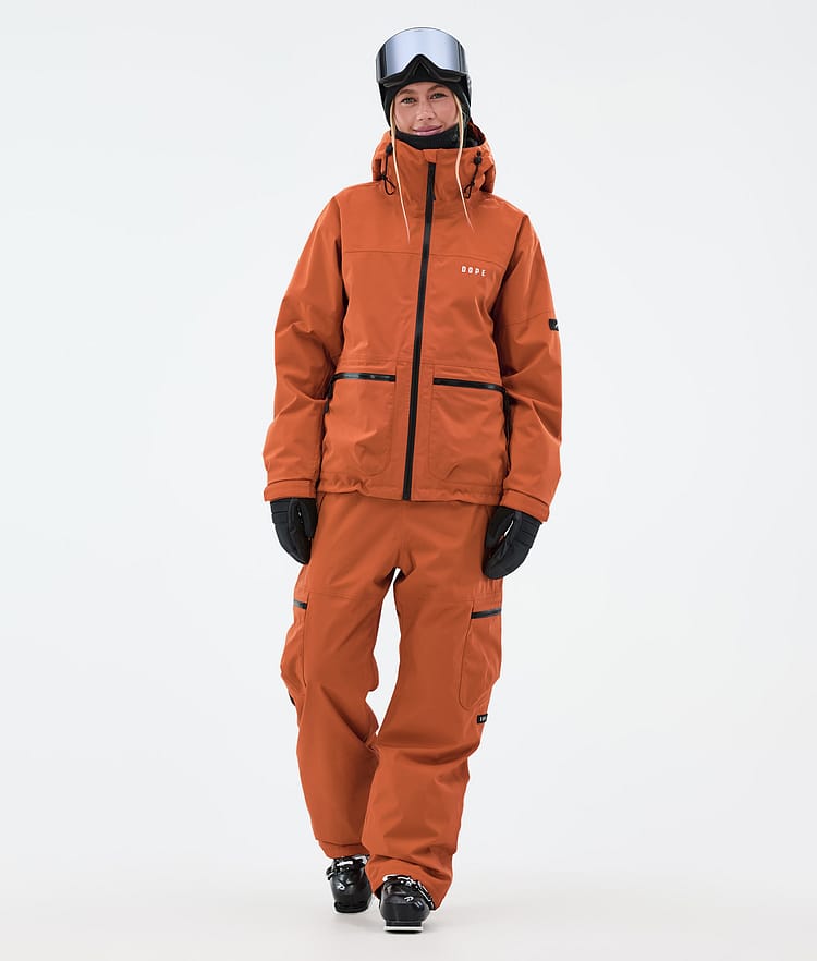 Dope Vertex W Ski Jacket Women Burned Orange, Image 2 of 8