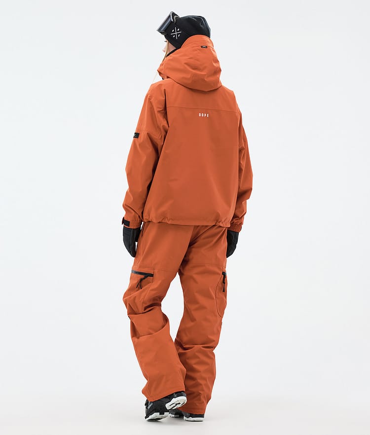 Dope Vertex W Ski Jacket Women Burned Orange, Image 4 of 8