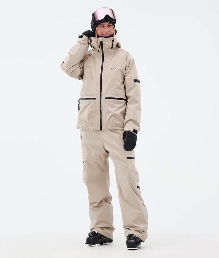 Dope Vertex W Ski Jacket Women Sand, Image 2 of 8