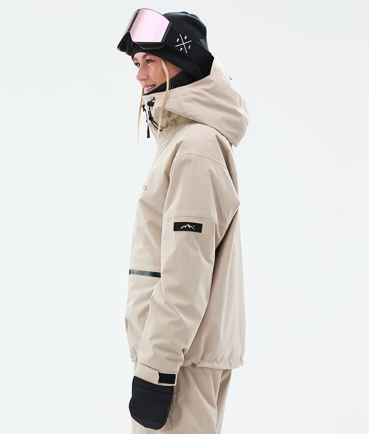 Dope Vertex W Snowboard Jacket Women Sand, Image 5 of 8