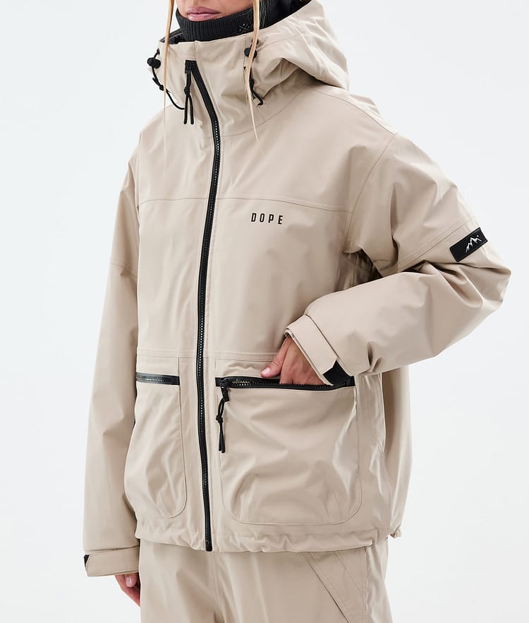 Dope Vertex W Ski Jacket Women Sand, Image 7 of 8