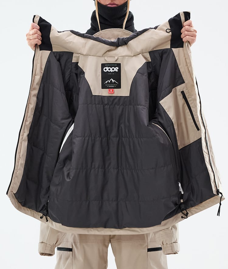 Dope Vertex W Ski Jacket Women Sand, Image 8 of 8