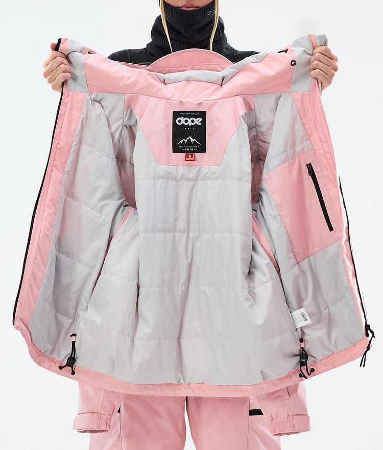 Dope Vertex W Skijacke Damen Soft Pink, Image 8 of 8