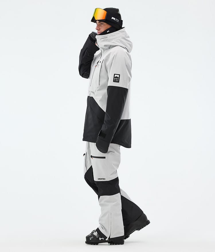 Montec Arch Ski Jacket Men Light Grey/Black, Image 3 of 9