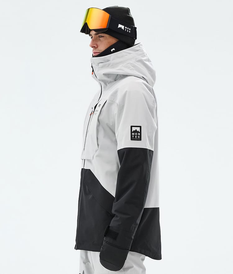 Montec Arch Snowboard Jacket Men Light Grey/Black, Image 5 of 9
