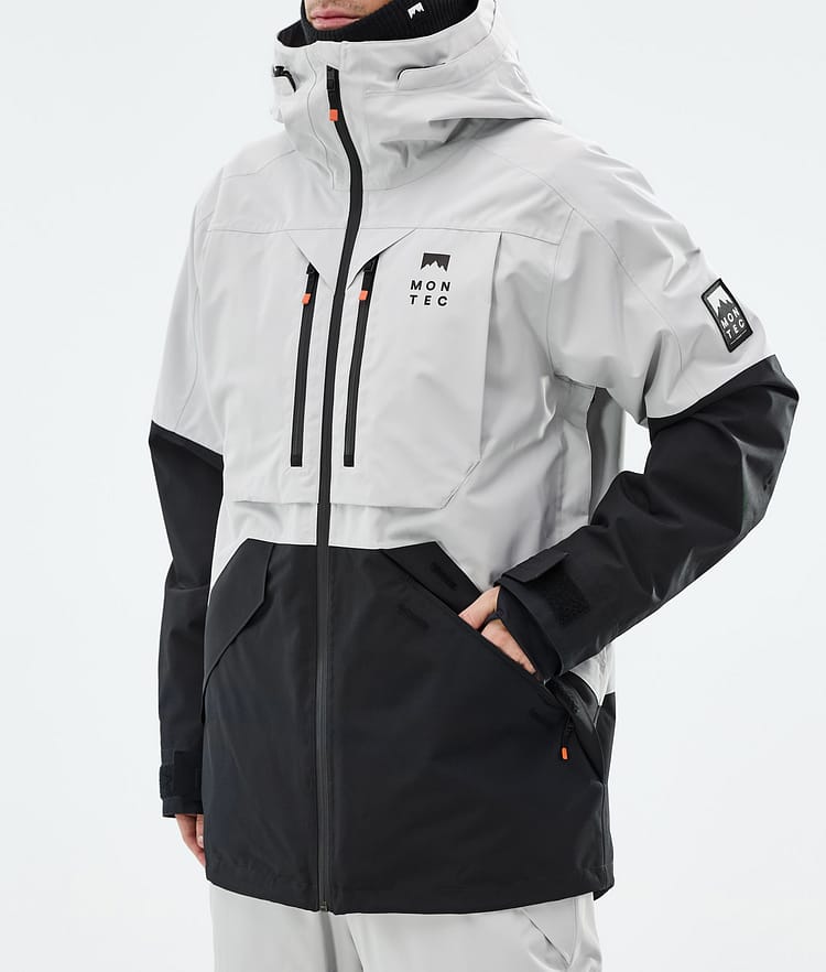 Montec Arch Snowboard Jacket Men Light Grey/Black, Image 7 of 9