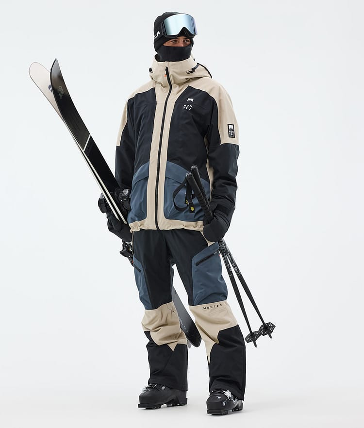 Montec Morpheus Ski Jacket Men Sand/Black/Metal Blue, Image 2 of 9