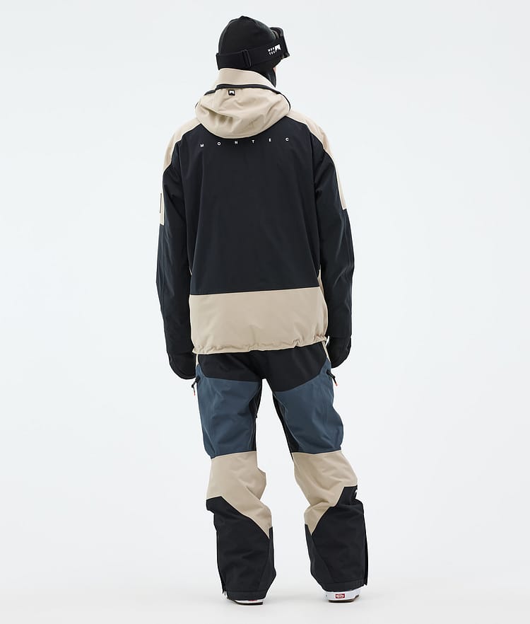 Montec Morpheus Snowboard Jacket Men Sand/Black/Metal Blue, Image 4 of 9