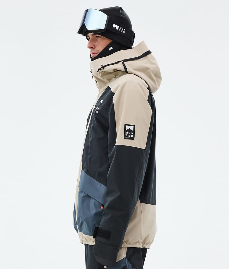 Montec Morpheus Ski Jacket Men Sand/Black/Metal Blue, Image 5 of 9