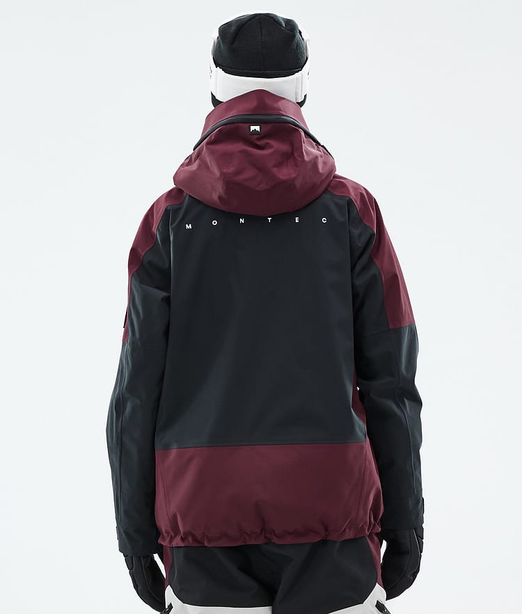 Montec Morpheus W Snowboard Jacket Women Burgundy/Black/Light Grey, Image 6 of 9