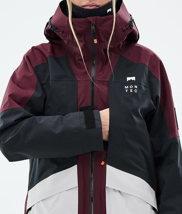 Montec Morpheus W Ski Jacket Women Burgundy/Black/Light Grey, Image 8 of 9