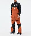 Montec Arch Snowboard Pants Men Burned Orange/Black