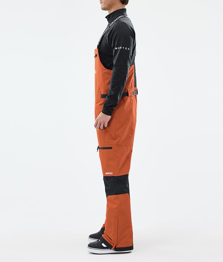 Montec Arch Snowboardhose Herren Burned Orange/Black, Image 3 of 7